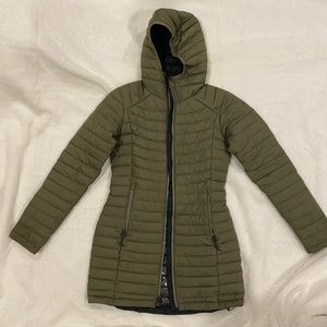 Women’s Autumn Park Down Hooded Mid Jacket